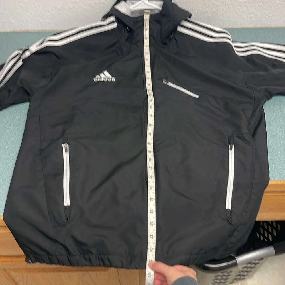 Adidas Clima Proof Zip Up Coat Men’s Large - Picture 12 of 12